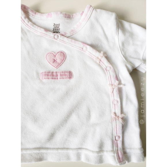 Carter's | Set of 3-Matching Tops and Footie Pants - Picture 7 of 8